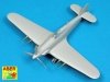 Aber A72010 Armament for British fighter Hurricane Mk.II; Hispano 20mm x 4 (1:72)